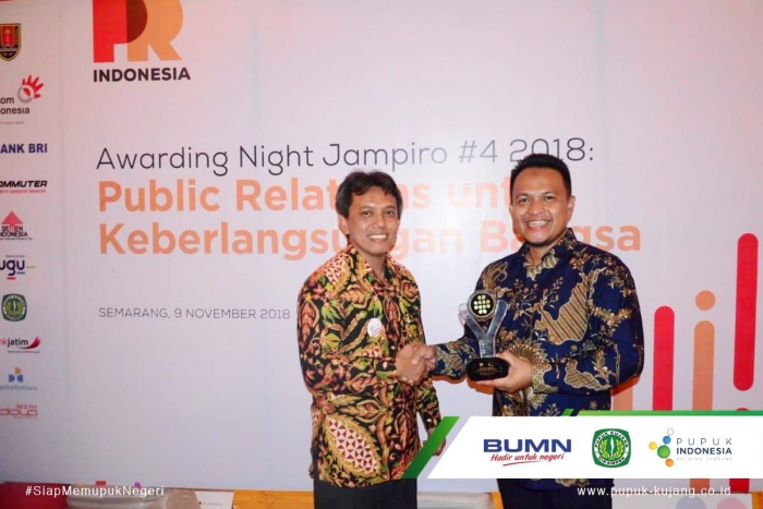 Pupuk Kujang Raih Penghargaan Kehumasan dari PR Indonesia