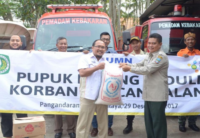 PT Pupuk Kujang Bantu Korban Gempa di Pangandaran dan Tasikmalaya