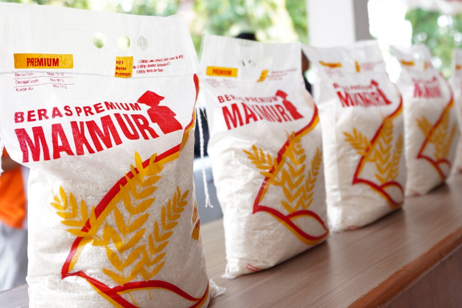 Beras Makmur, beras kualitas premium yang dihasilkan oleh para petani peserta Program Makmur 